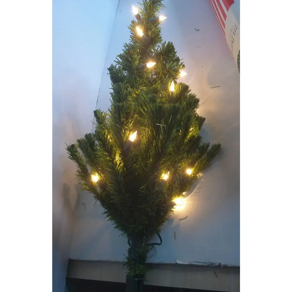 Vintage Silvestri Christmas Tree 2 Foot Lighted White Lights 24 Inches READ